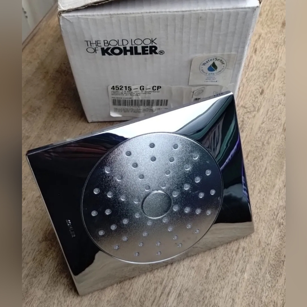 Koehler Loure Single-function Polished Chrome Showerhead